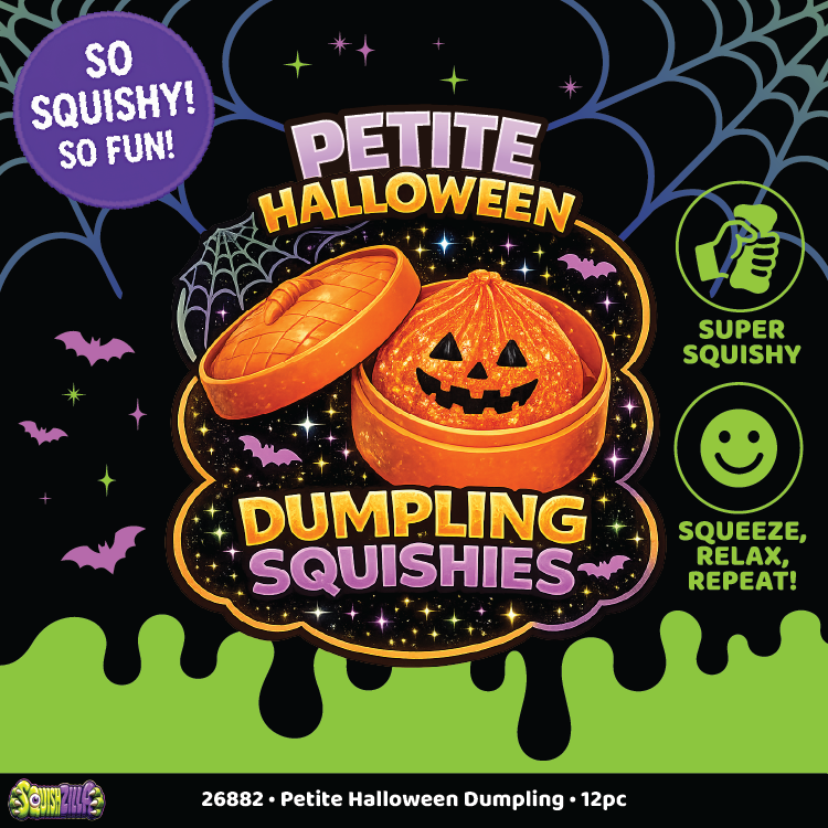 mini halloween squishy dumplings