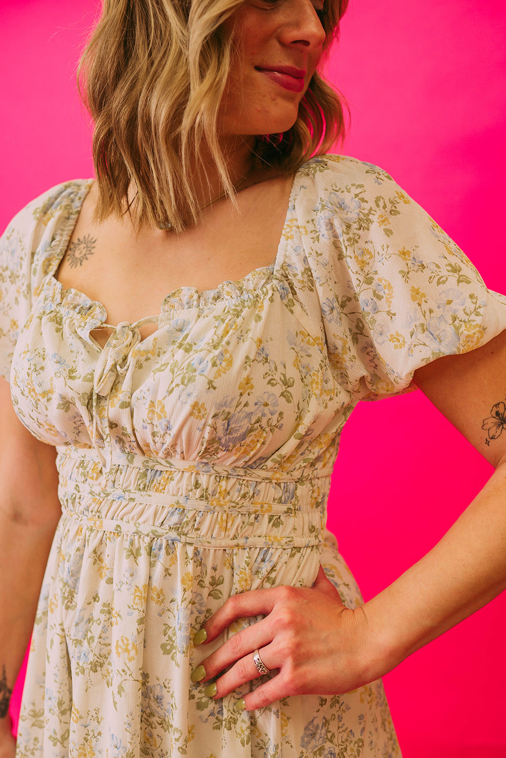 wildflower dreams ruffle dress