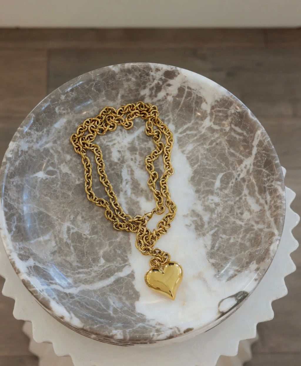 Wrap Around XL Heart Necklace