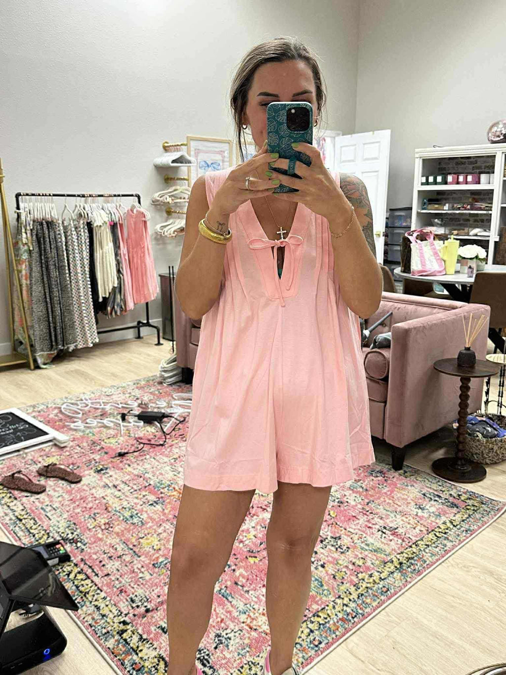 Blush Hour Romper