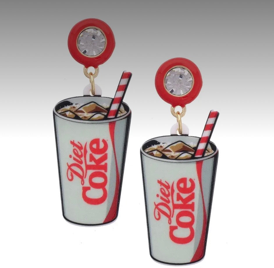 Coca Cola Earrings