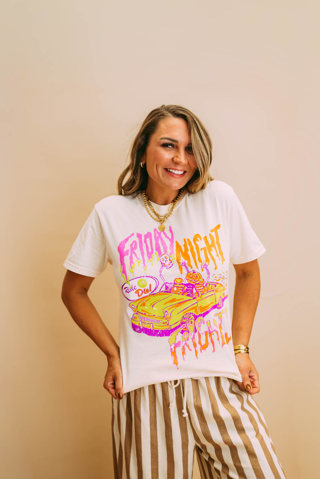 friday night frights tee