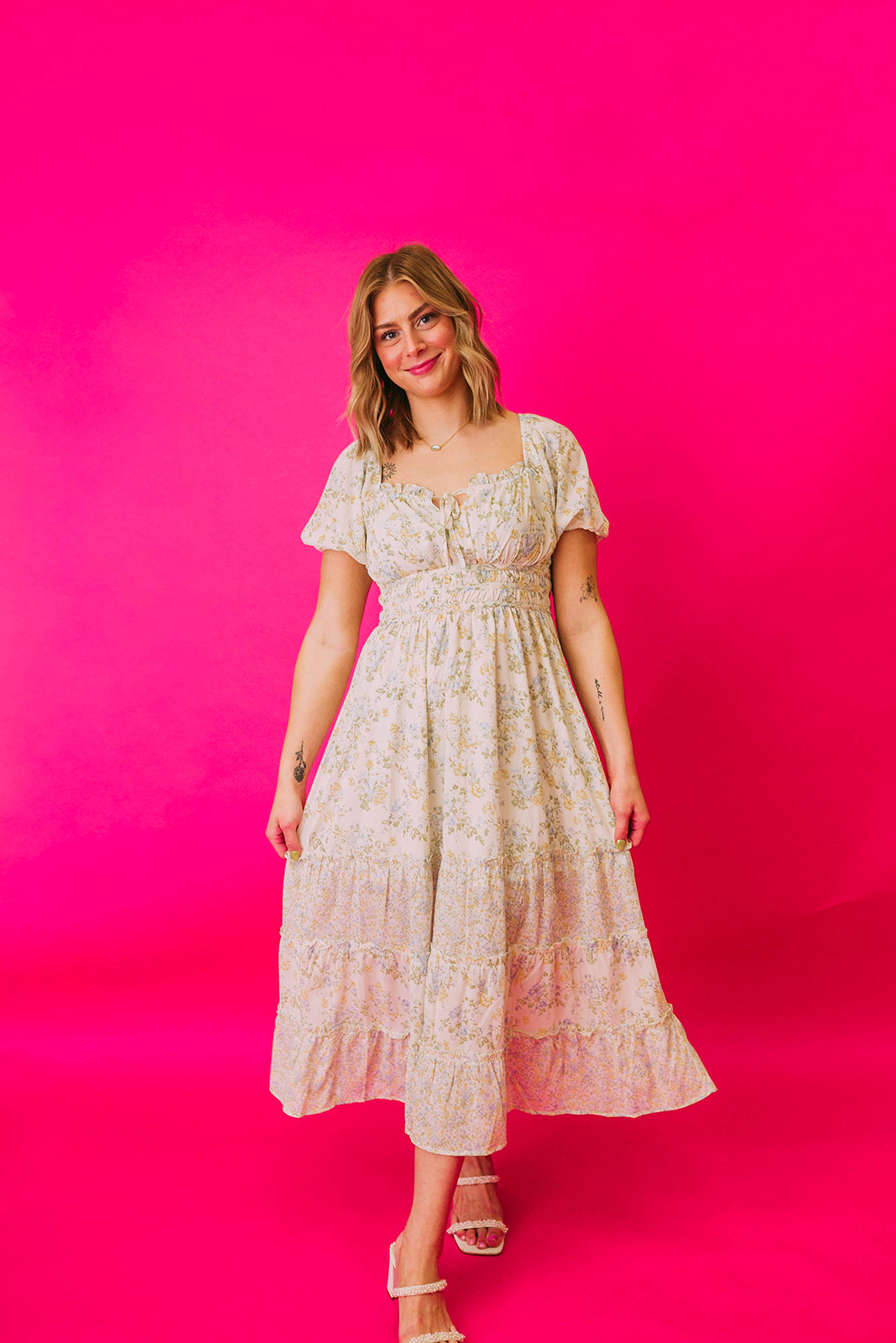 wildflower dreams ruffle dress