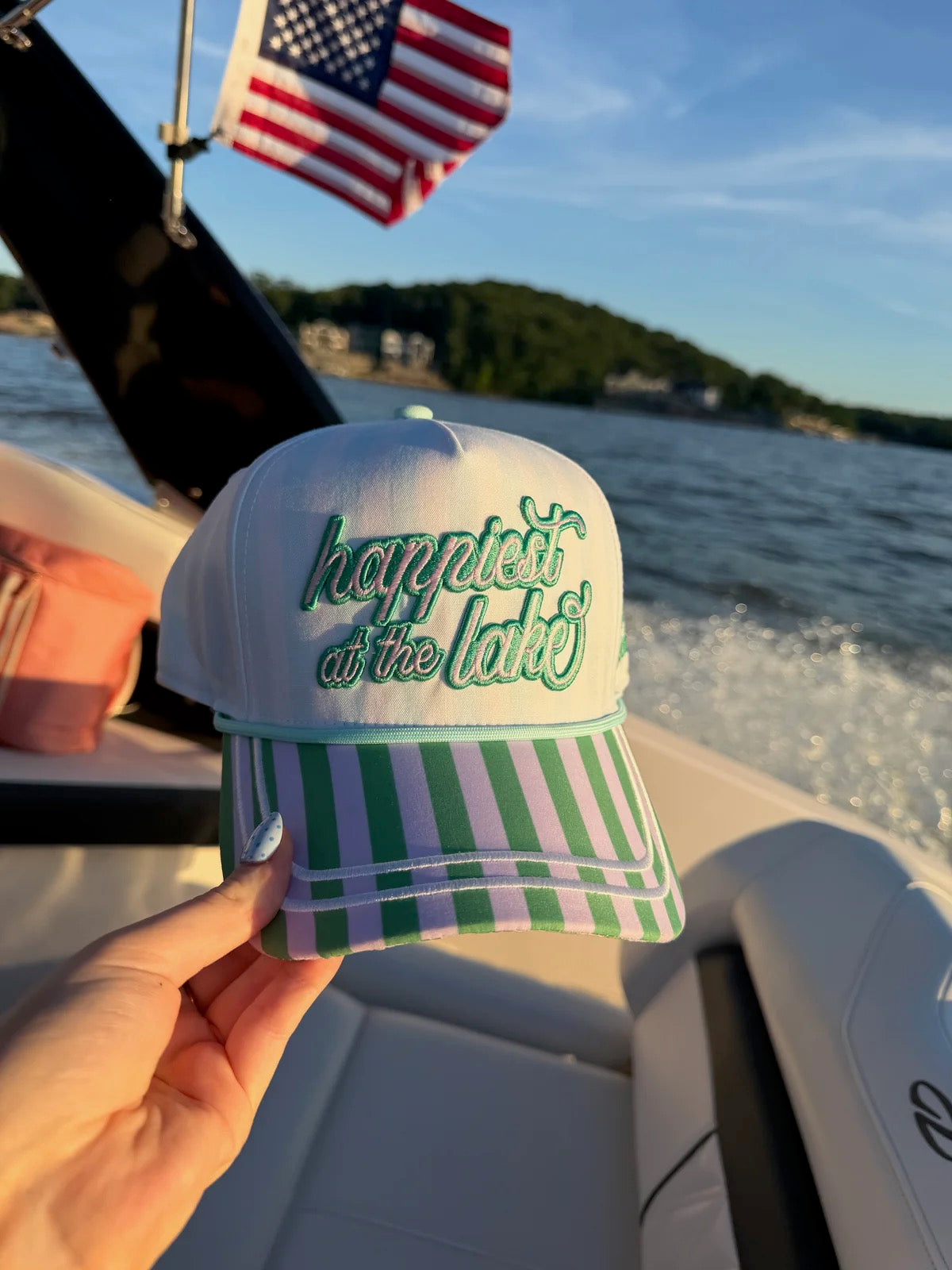 happiest at the lake trucker