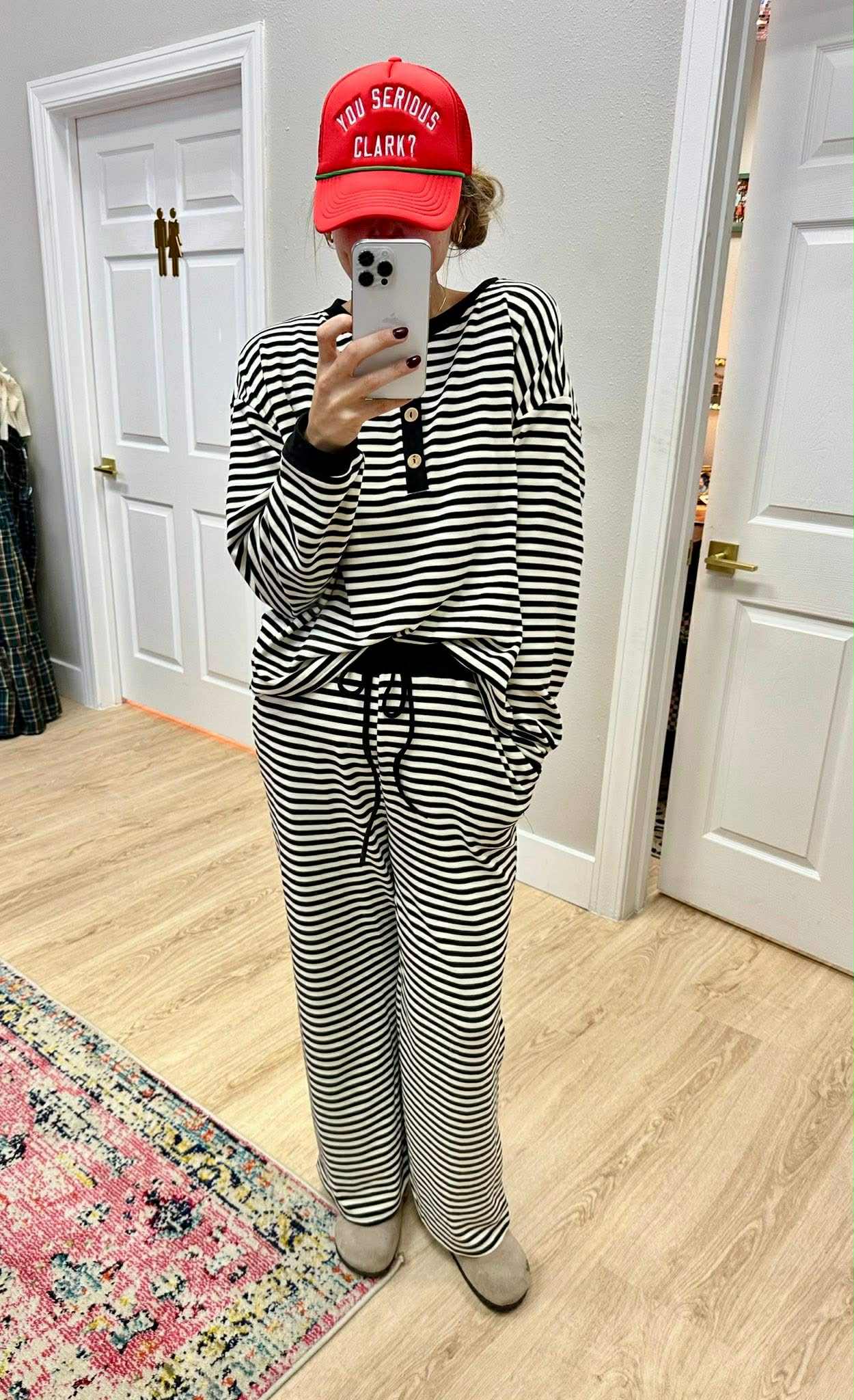 Striped Lounge Set
