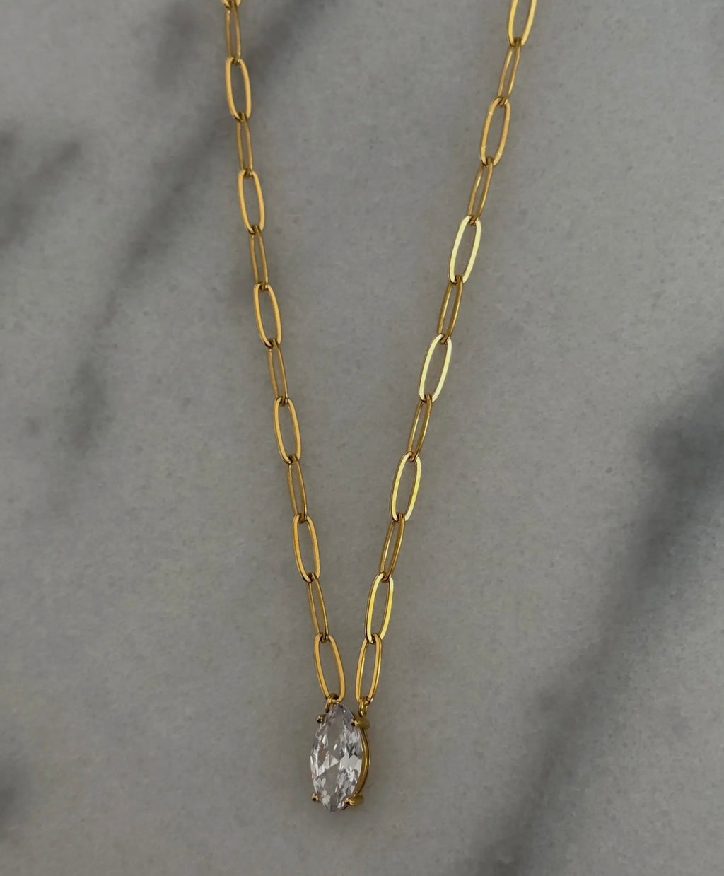 chain with diamond pendant