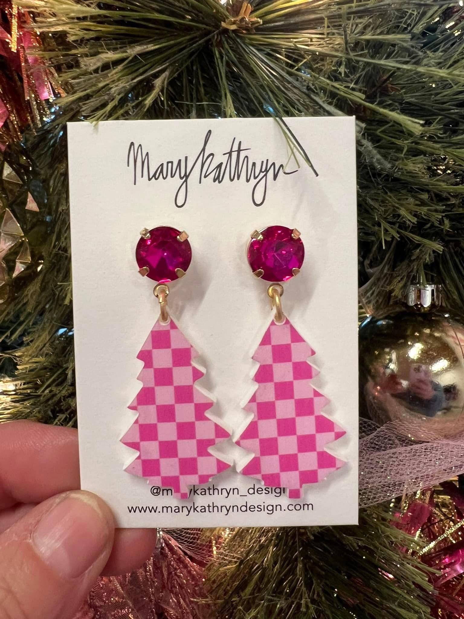 Retro Christmas Earrings