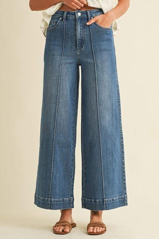 High Rise Wide Leg Jeans