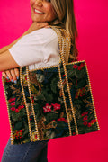 quilted large everyday tote bag