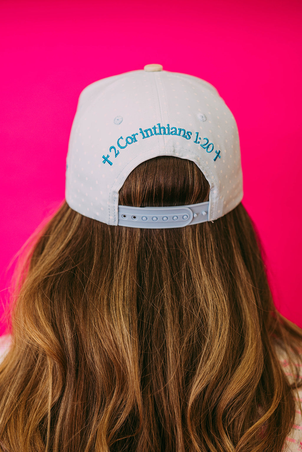 amen embroidered patchwork trucker