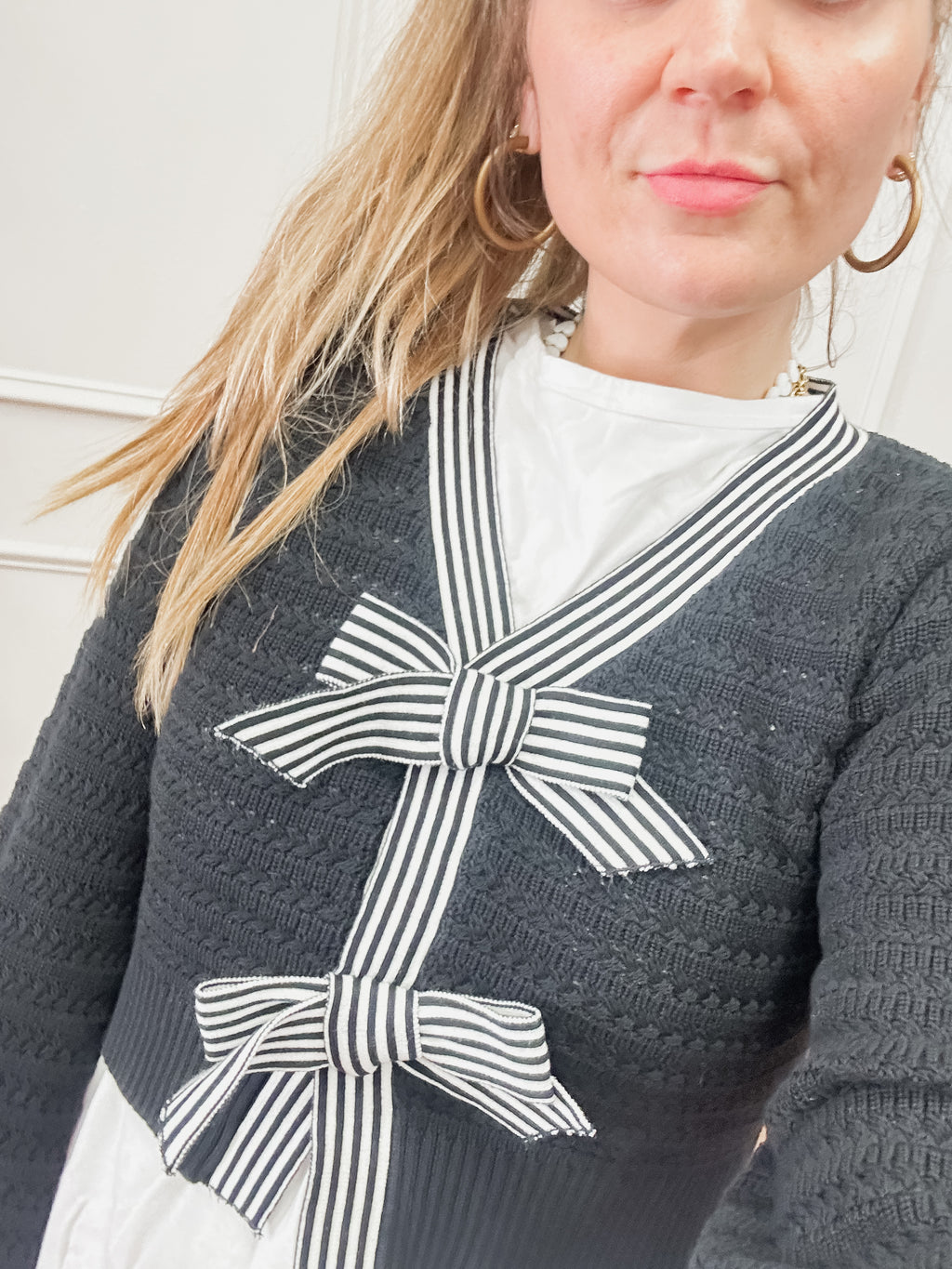 bow knit top