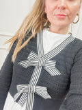 bow knit top