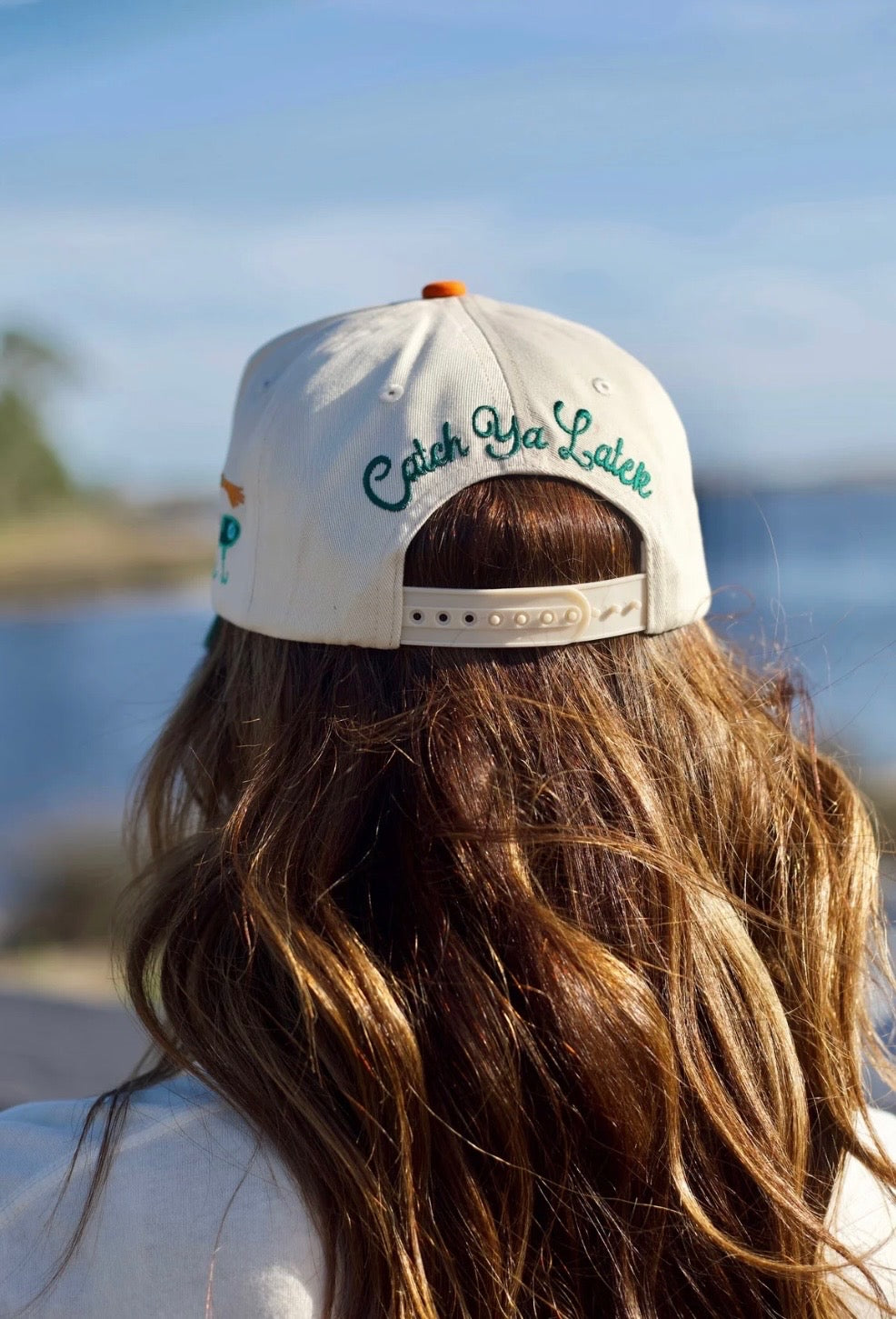 gone fishing trucker hat