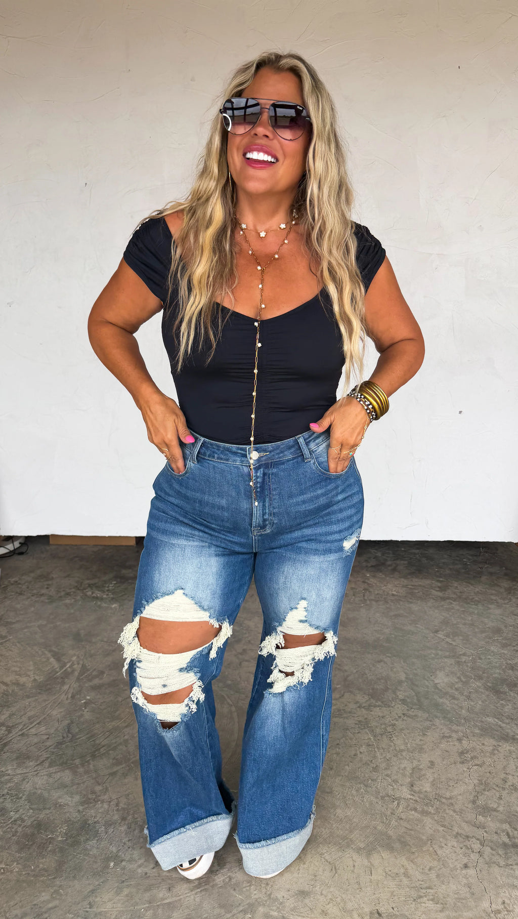 blakely distressed jeans