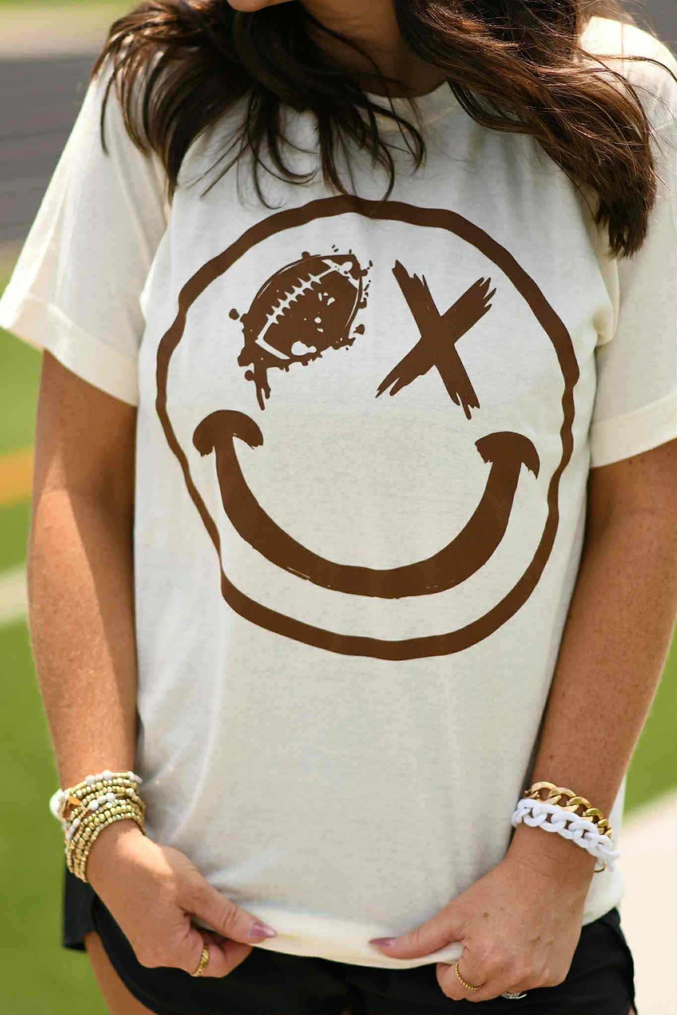 Football Smiley Tee