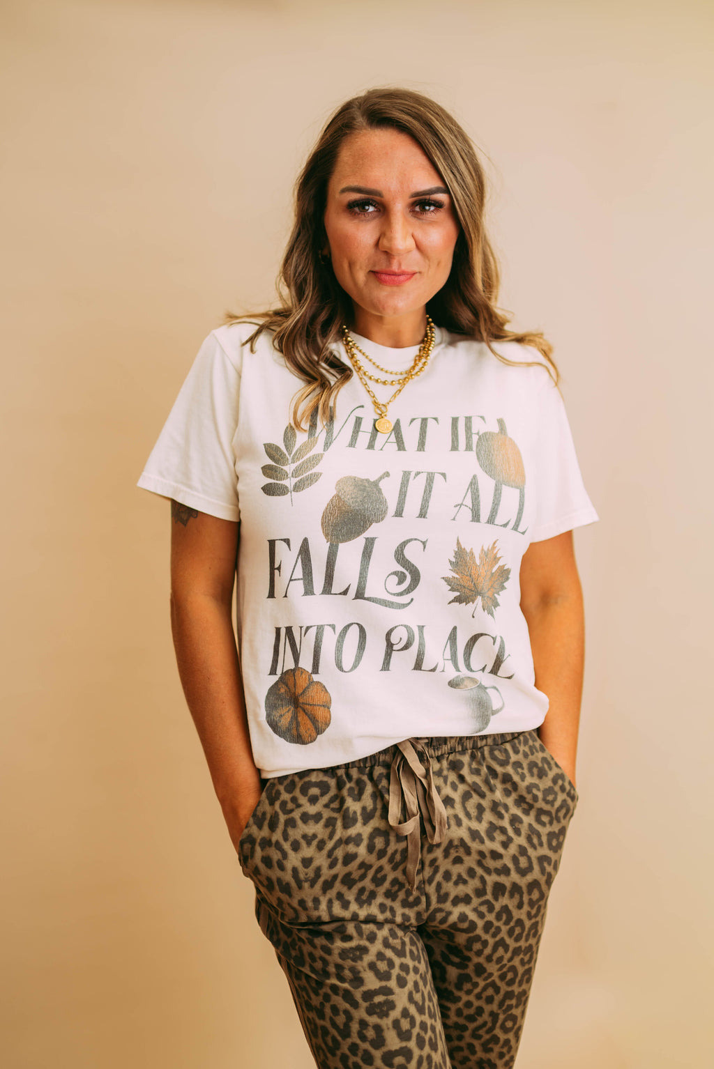 falls into place tee