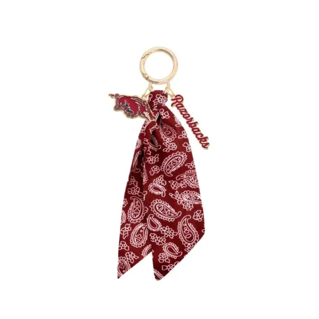 Razorback Logo Bandana Bag Charm