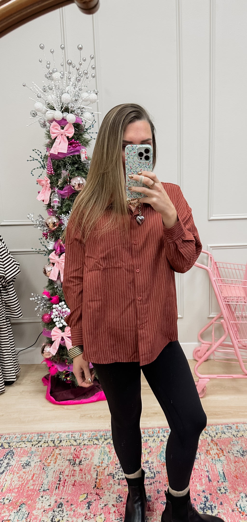 Burgundy Dress Shirt