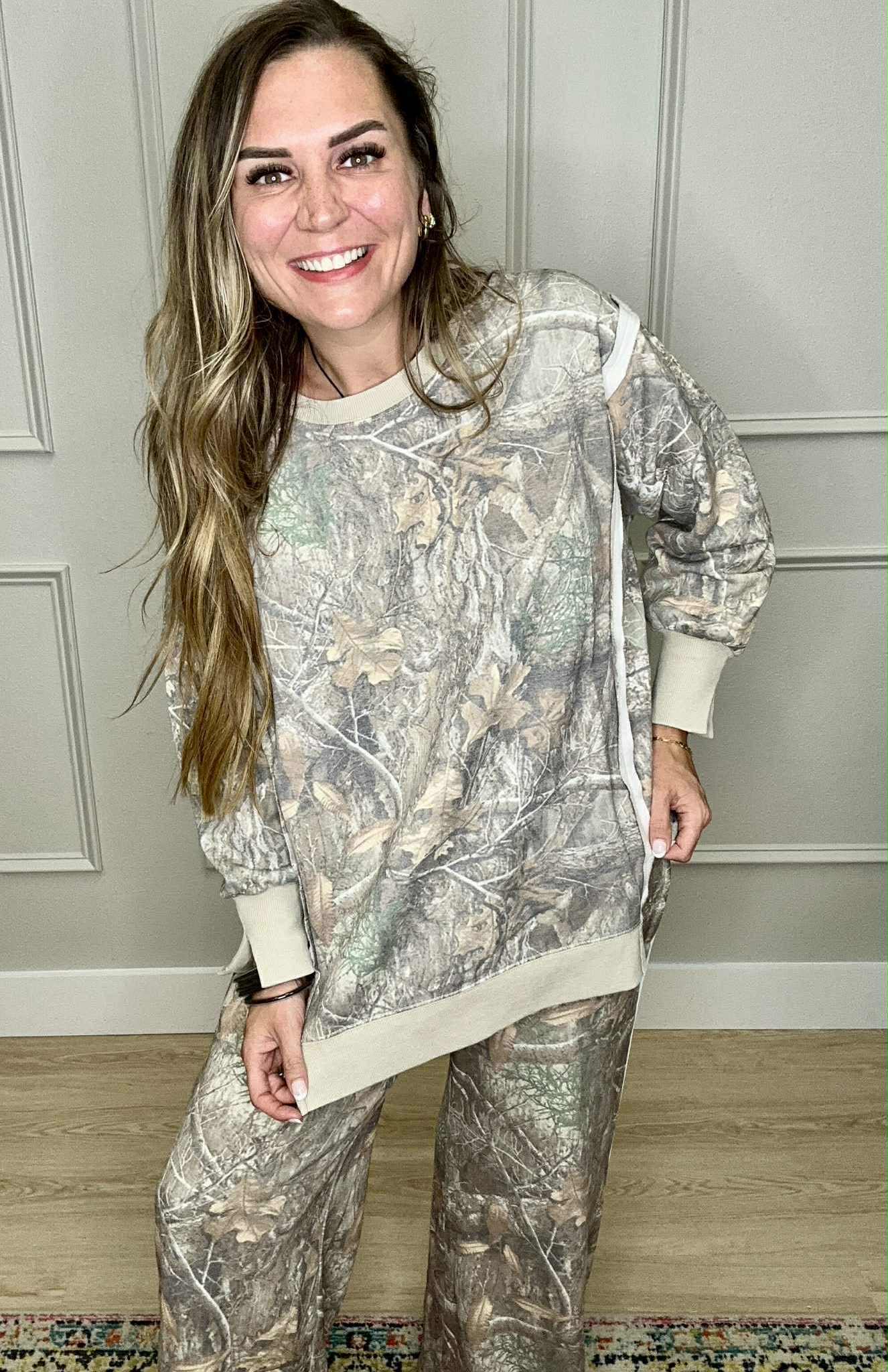 Camo Crew Pullover