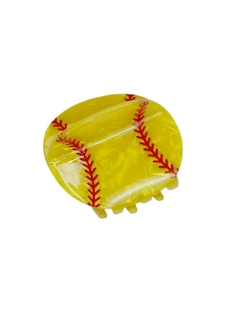 Small Softball Claw Clip