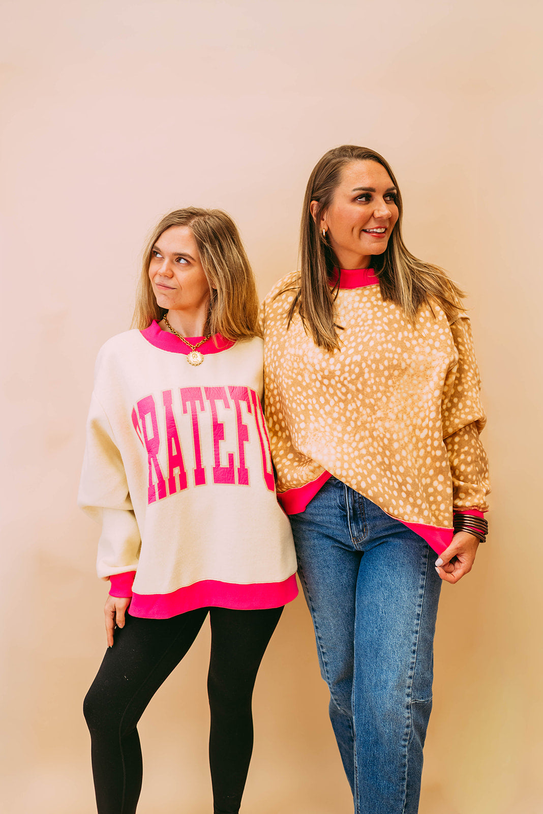 grateful fawn reversible mockneck