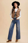 fleece fur vest