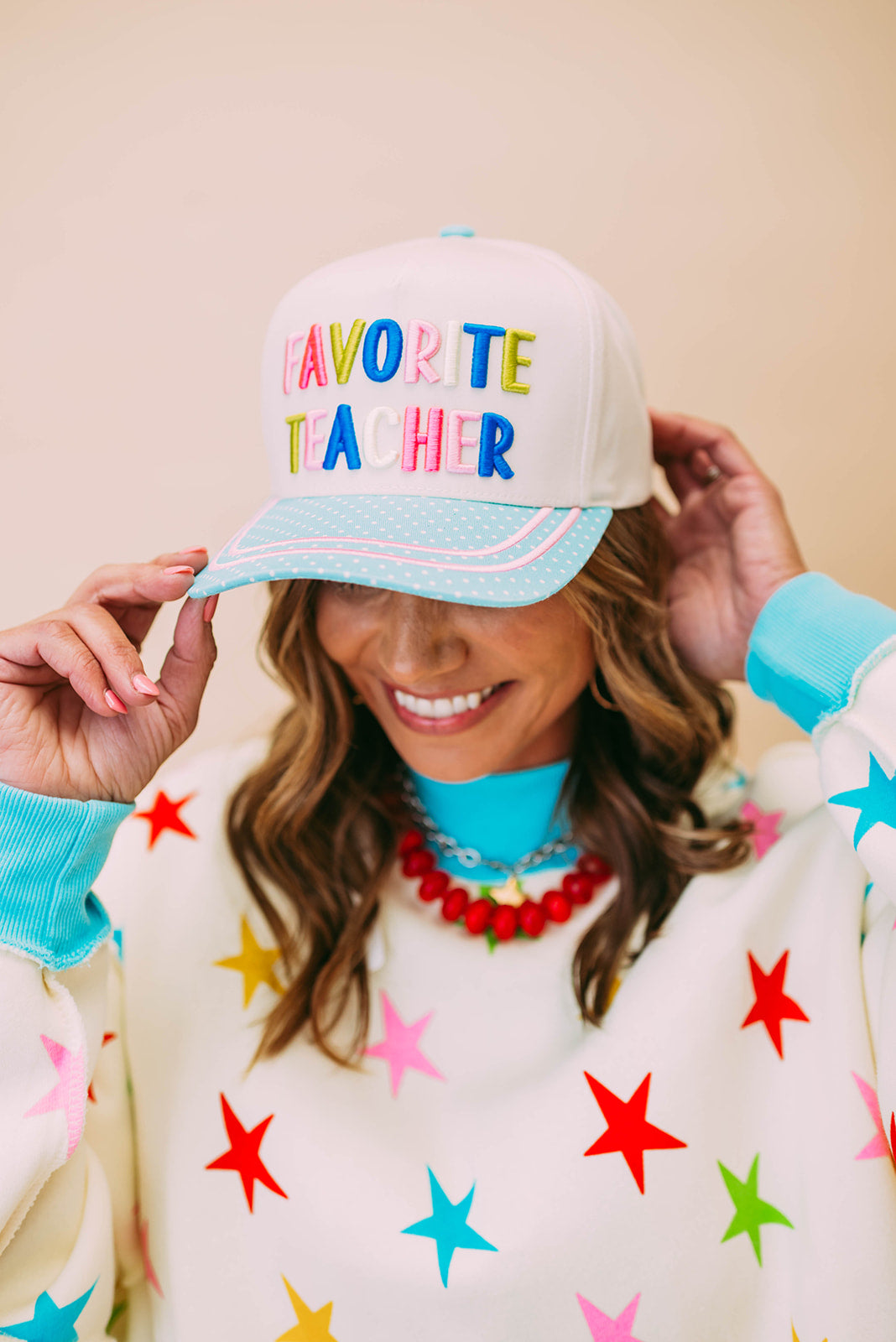 favorite teacher trucker hat