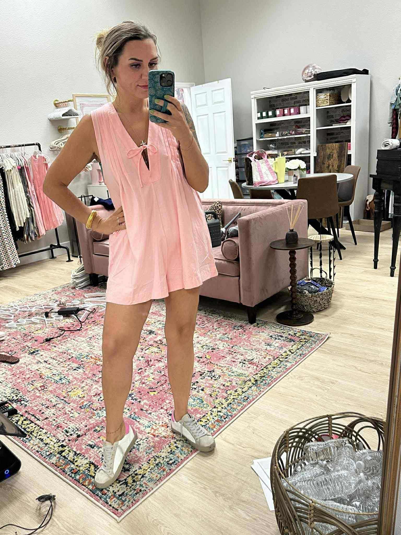 Blush Hour Romper