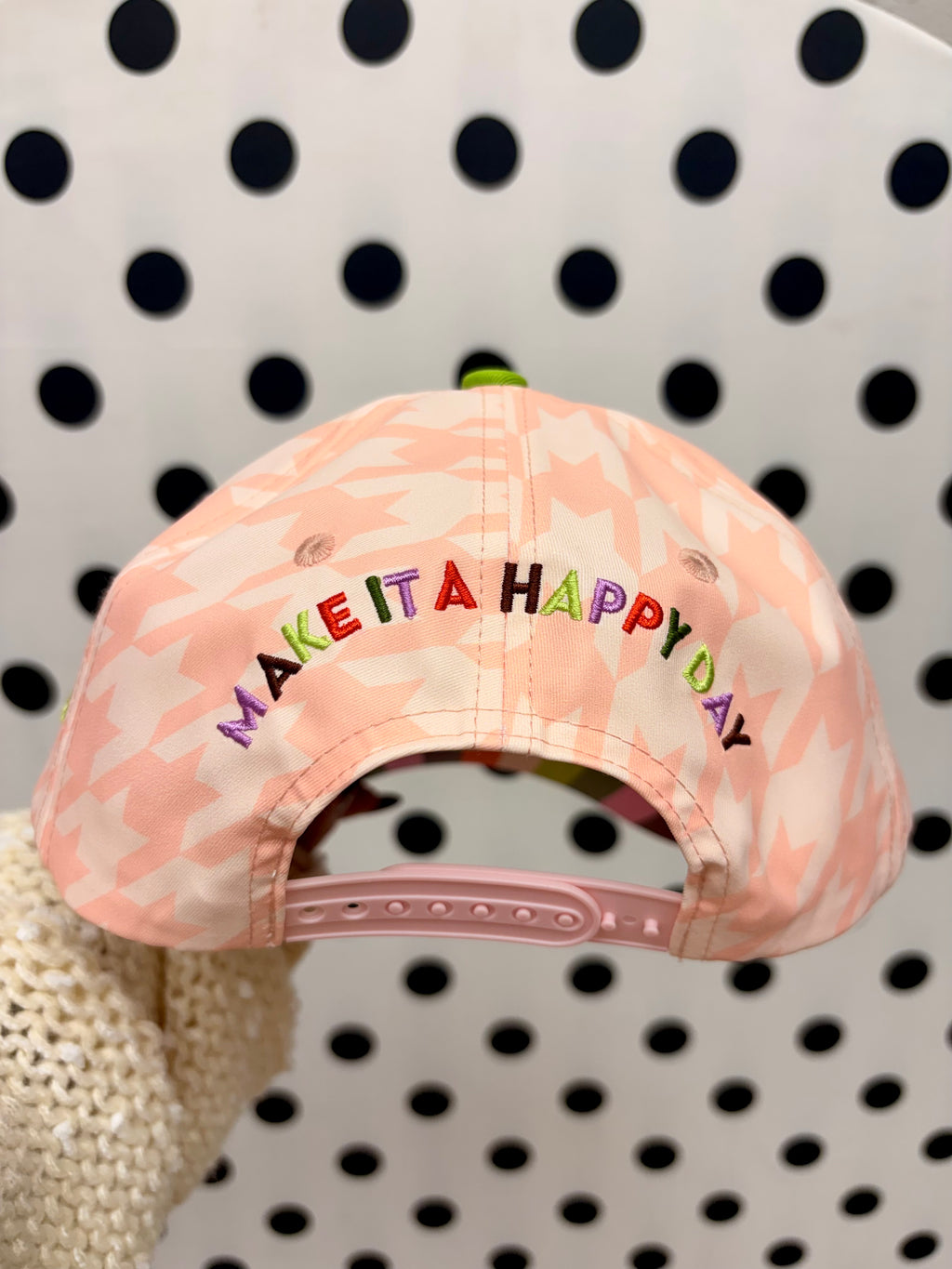 enjoy today striped trucker