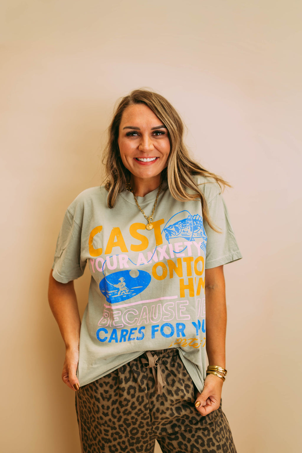 cast your anxiety tee