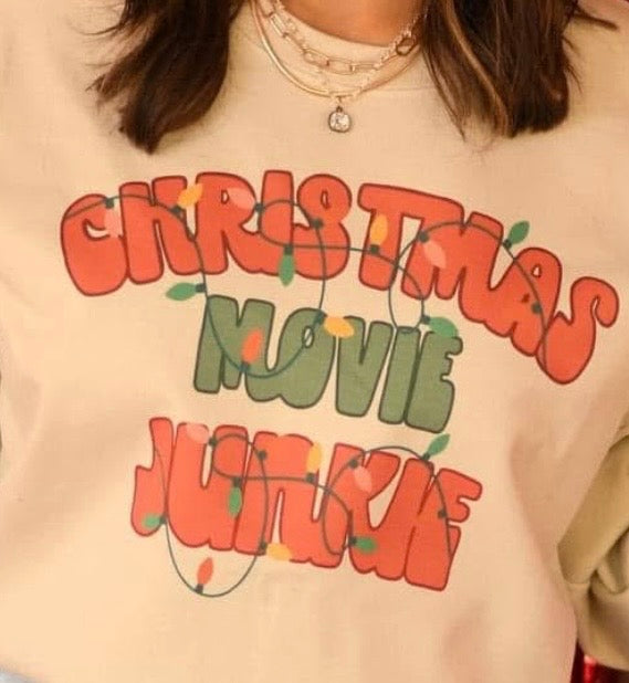 Christmas Movie Junkie Tee