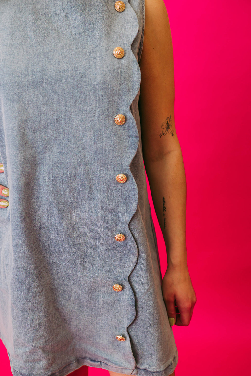 vintage denim dress