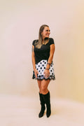 cosmic charm lace skirt