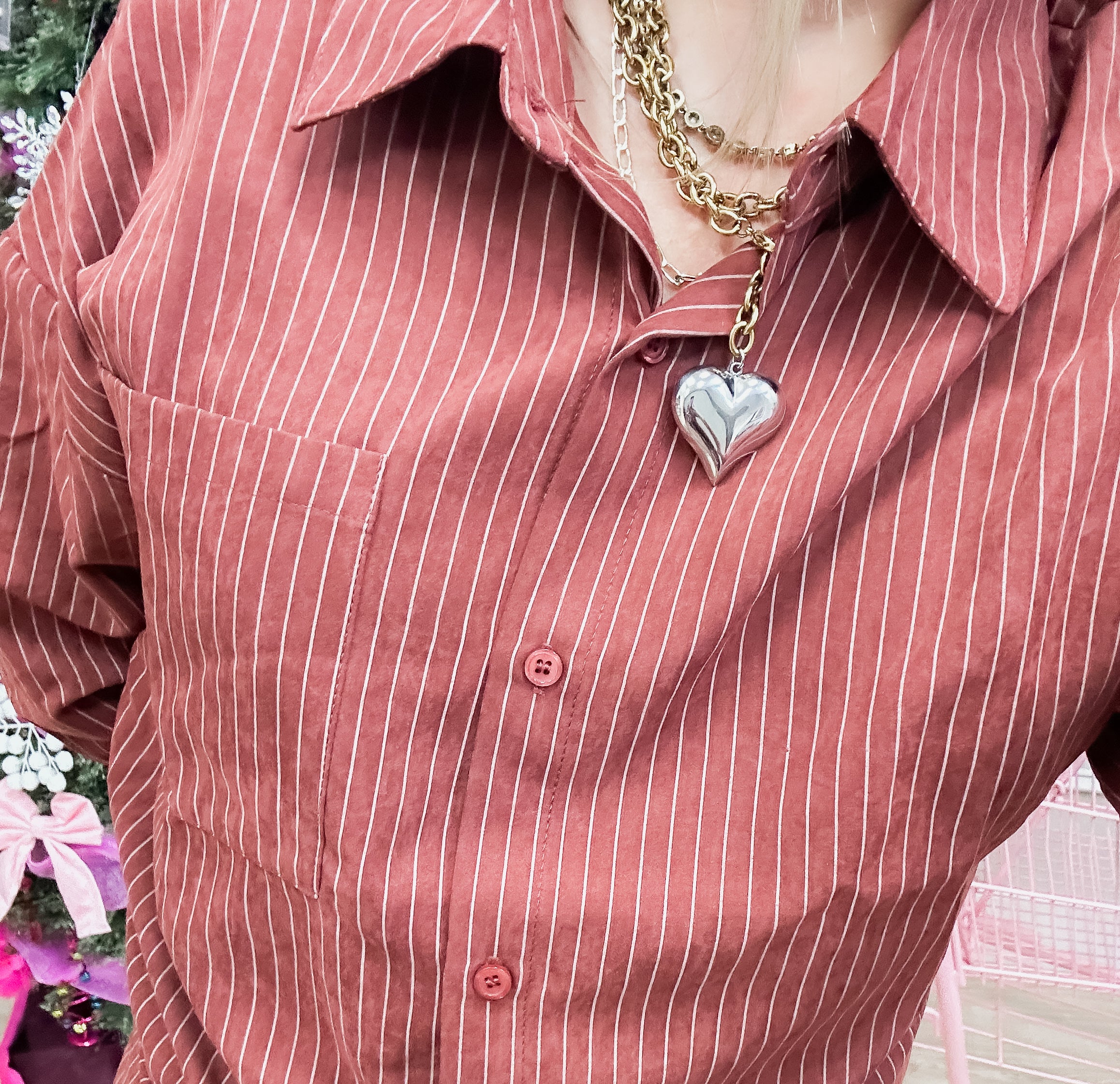 Burgundy Dress Shirt