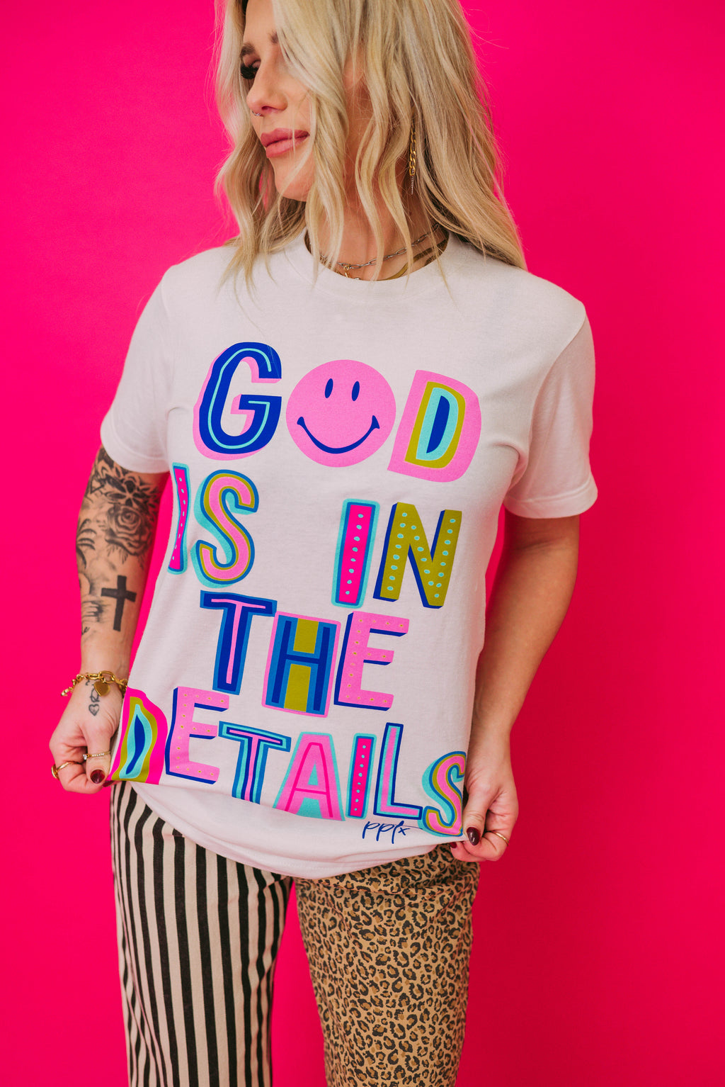 God is in the details tee