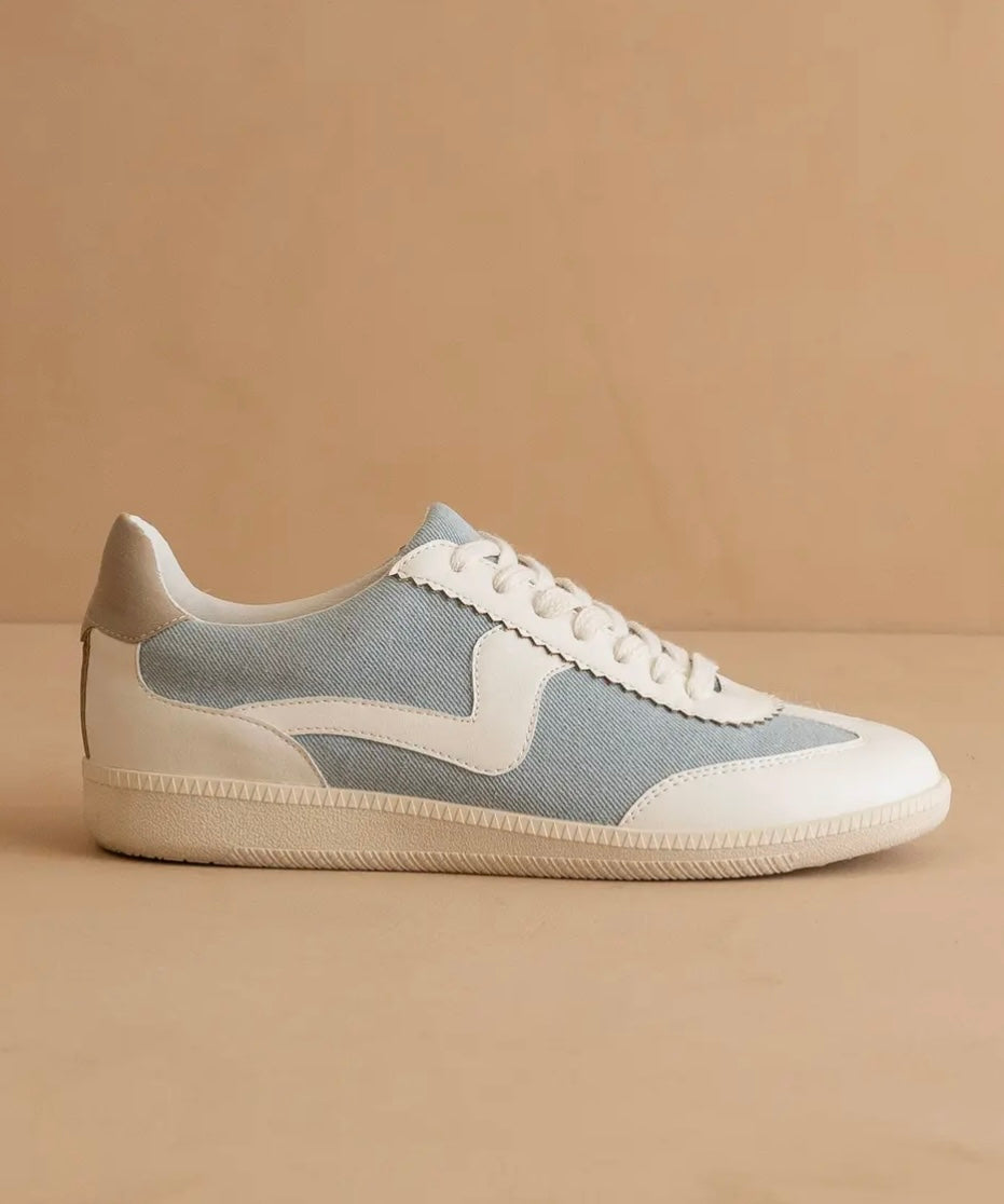 the kyla denim classic low top