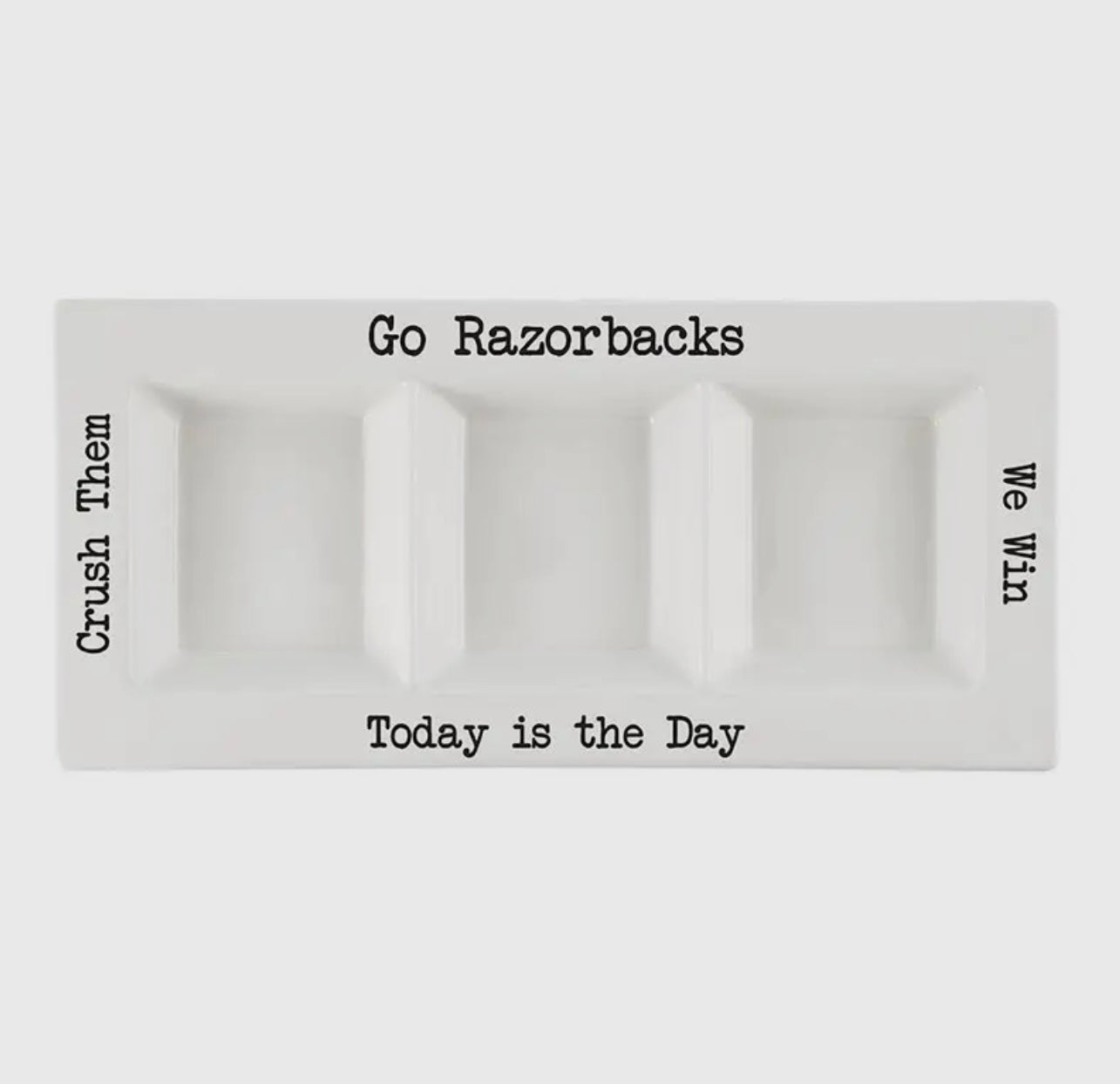 Razorbacks Condiment Platter