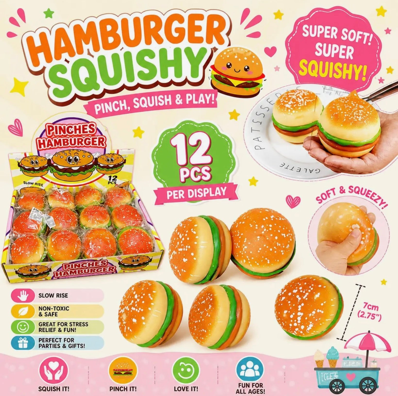 burger squishy