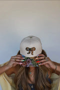 grandma bow trucker hat