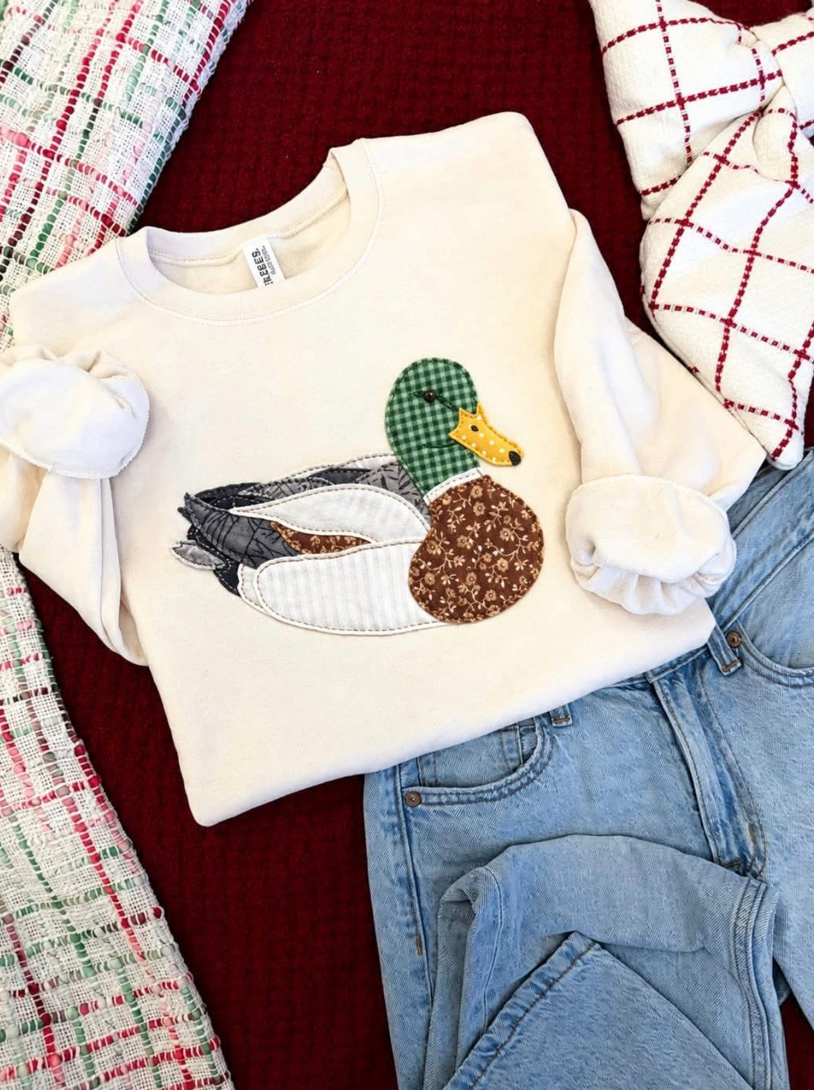 (PREORDER) quilt mallard sweatshirt