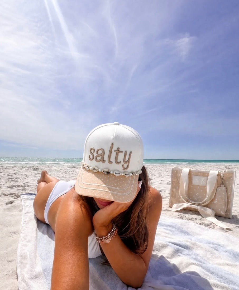 salty charm trucker hat