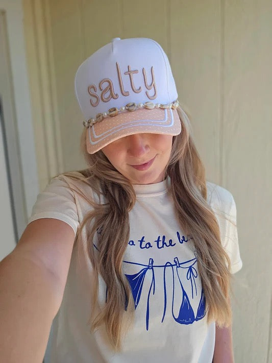 salty charm trucker hat