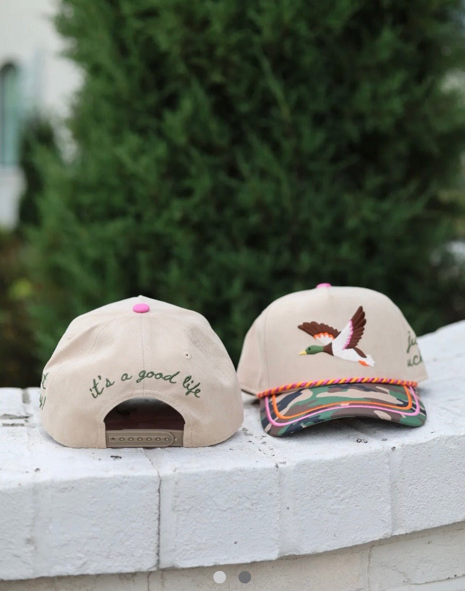 mallard trucker hat