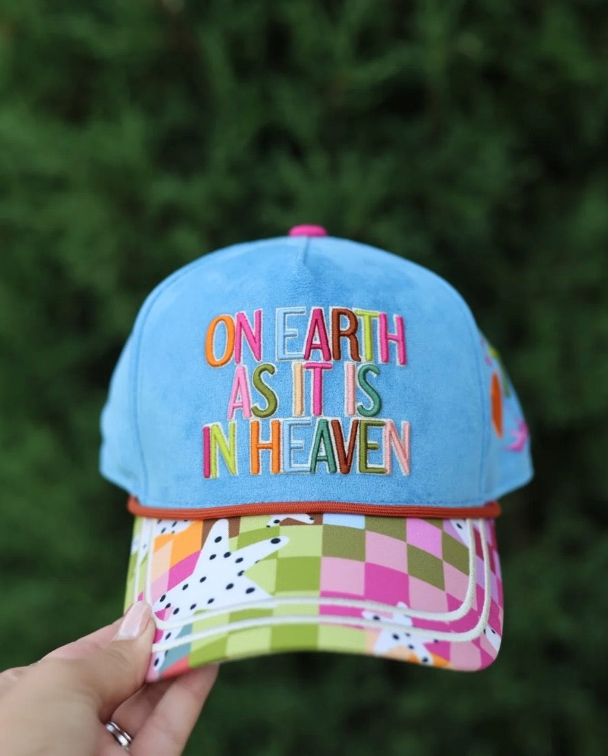 on earth as it is in heaven trucker hat