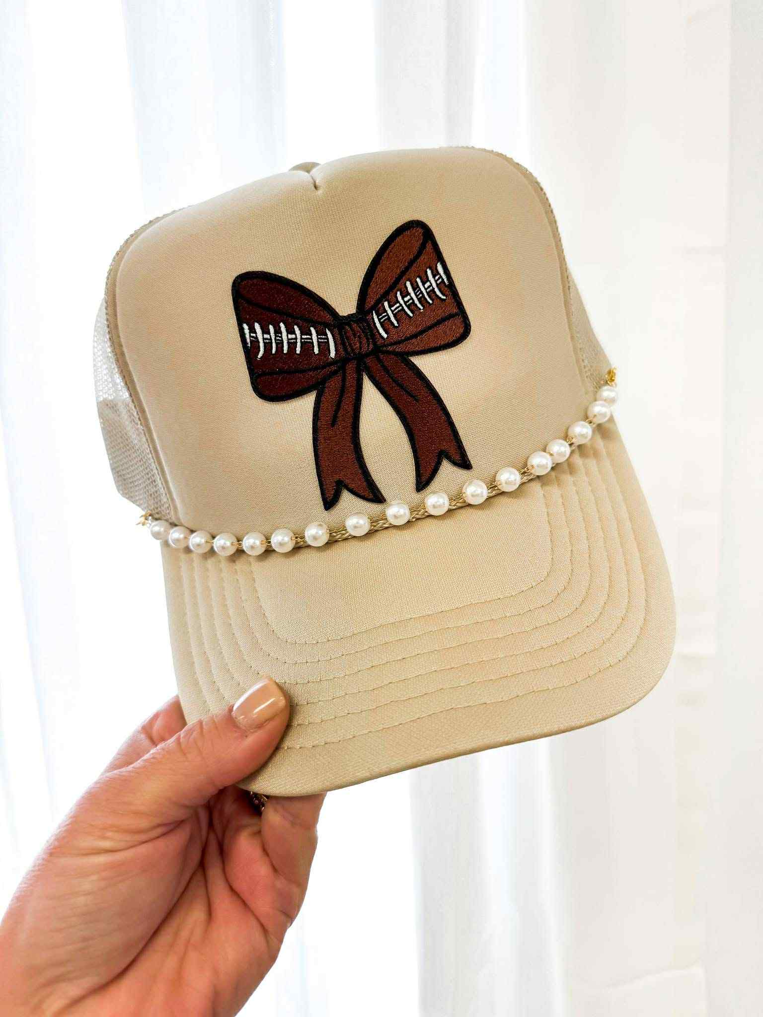 Bow Football Hat