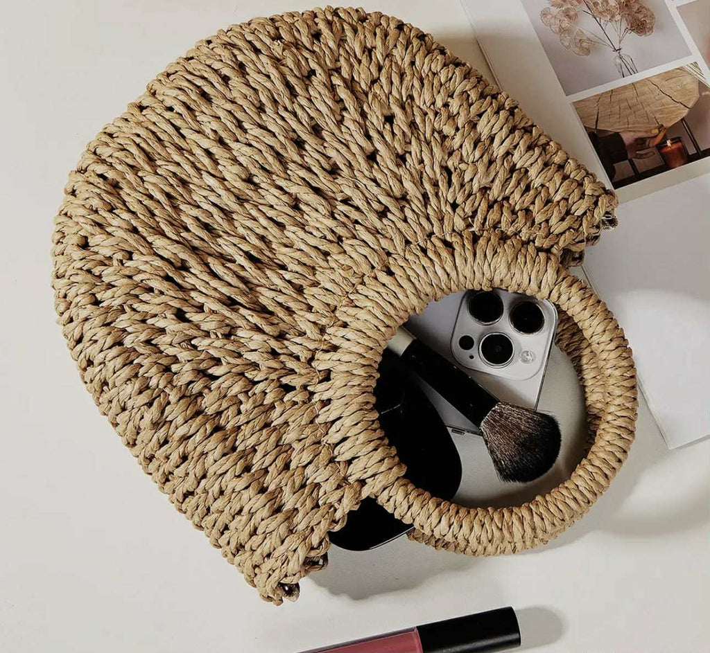 Small Straw Crossbody Bag