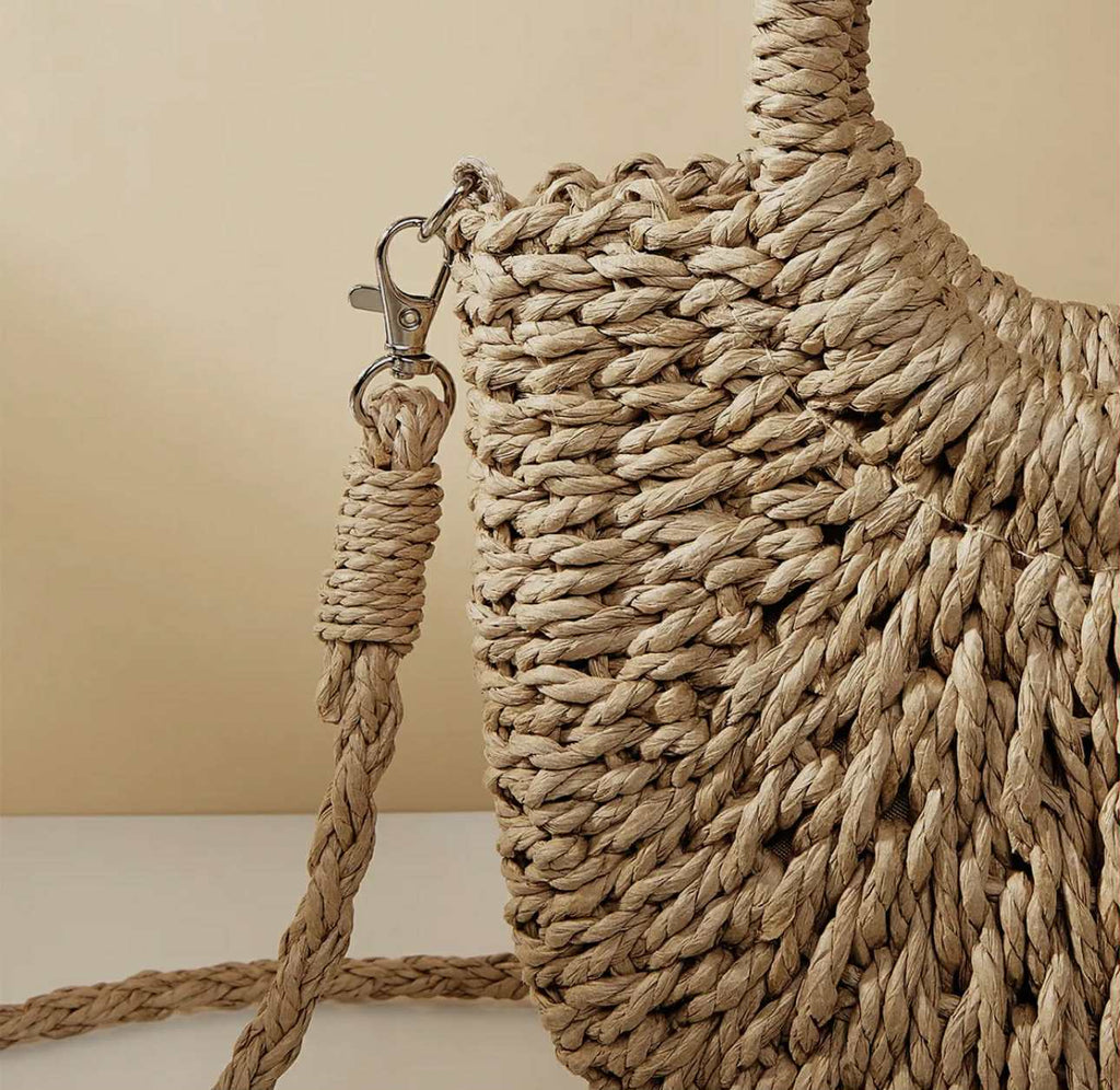 Small Straw Crossbody Bag