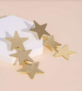 three star earrings