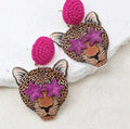 panthers earrings