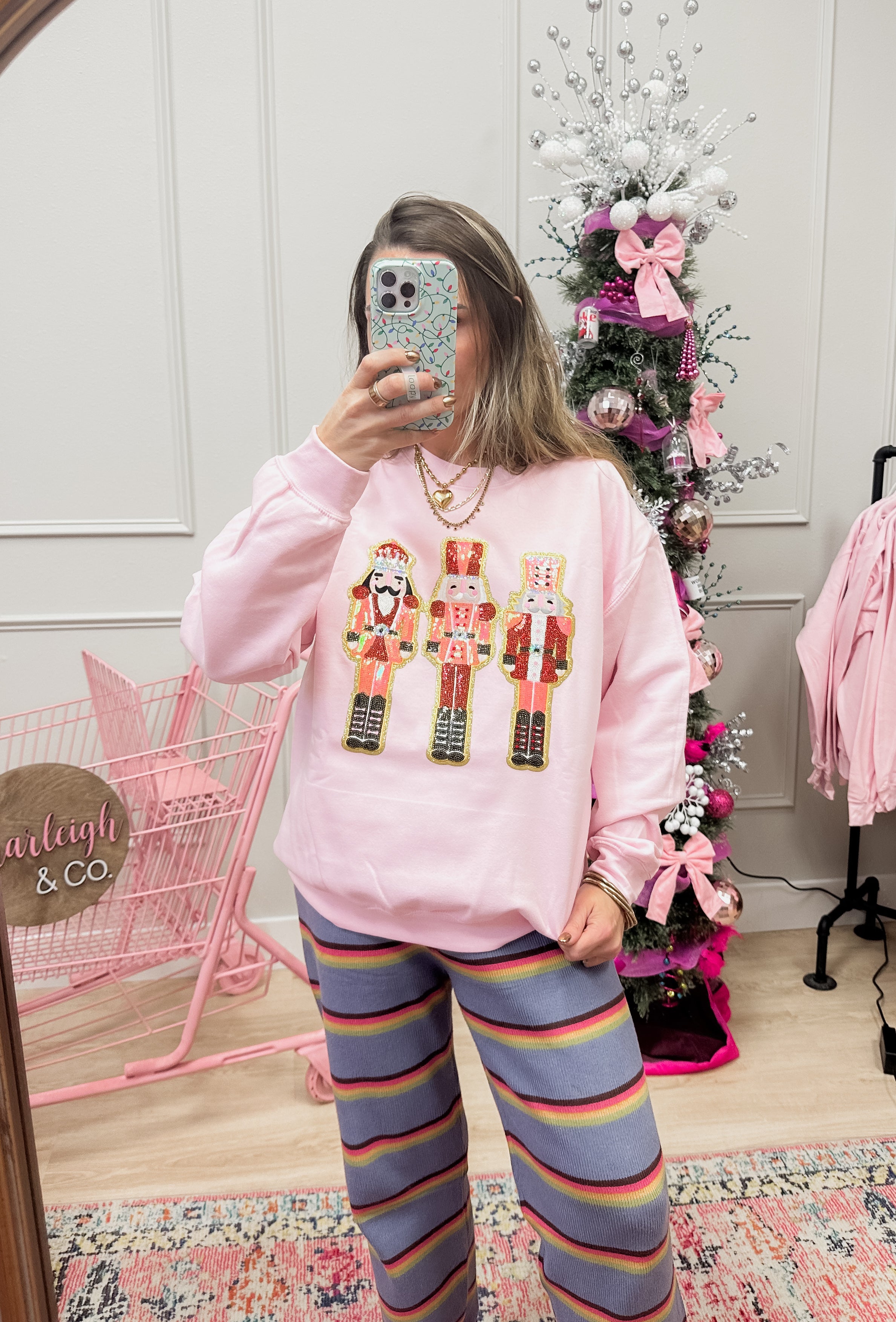 Nutcracker Trio Bedazzled Sweatshirt